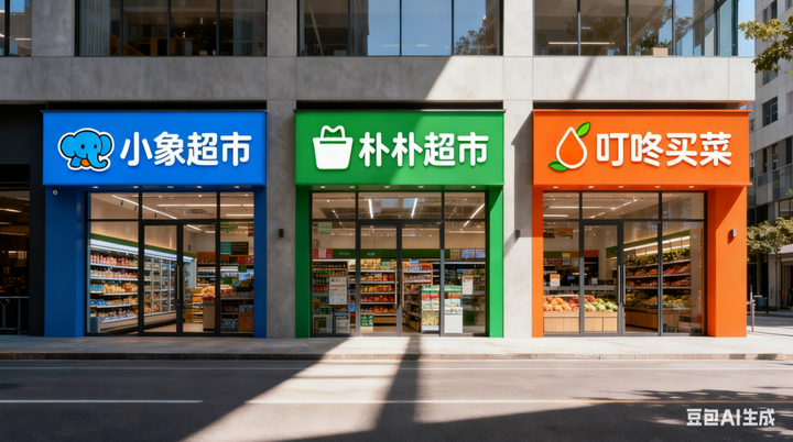 前置倉(cāng)模式迭代創(chuàng)新，叮咚搞大倉(cāng)、小象建果切間和樸樸推餐飲外賣，誰(shuí)能笑到最后？