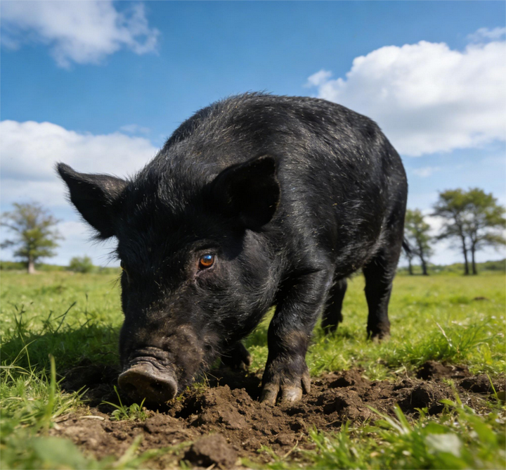 年關囤肉熱潮起！認養(yǎng)黑豬送30㎡菜地，翁井村這波操作打響鄉(xiāng)村品牌？
